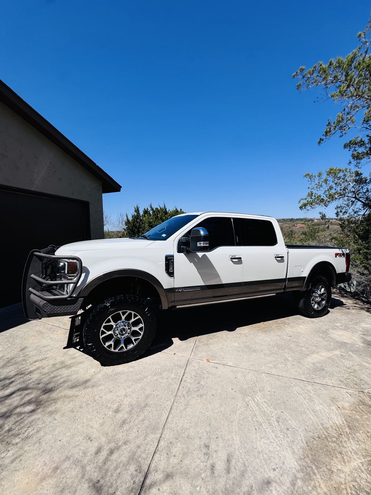 White Ford F-250 mobile detail San Antonio